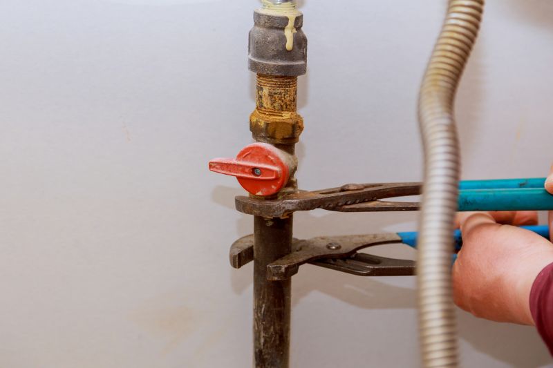 Repaired Gas Line